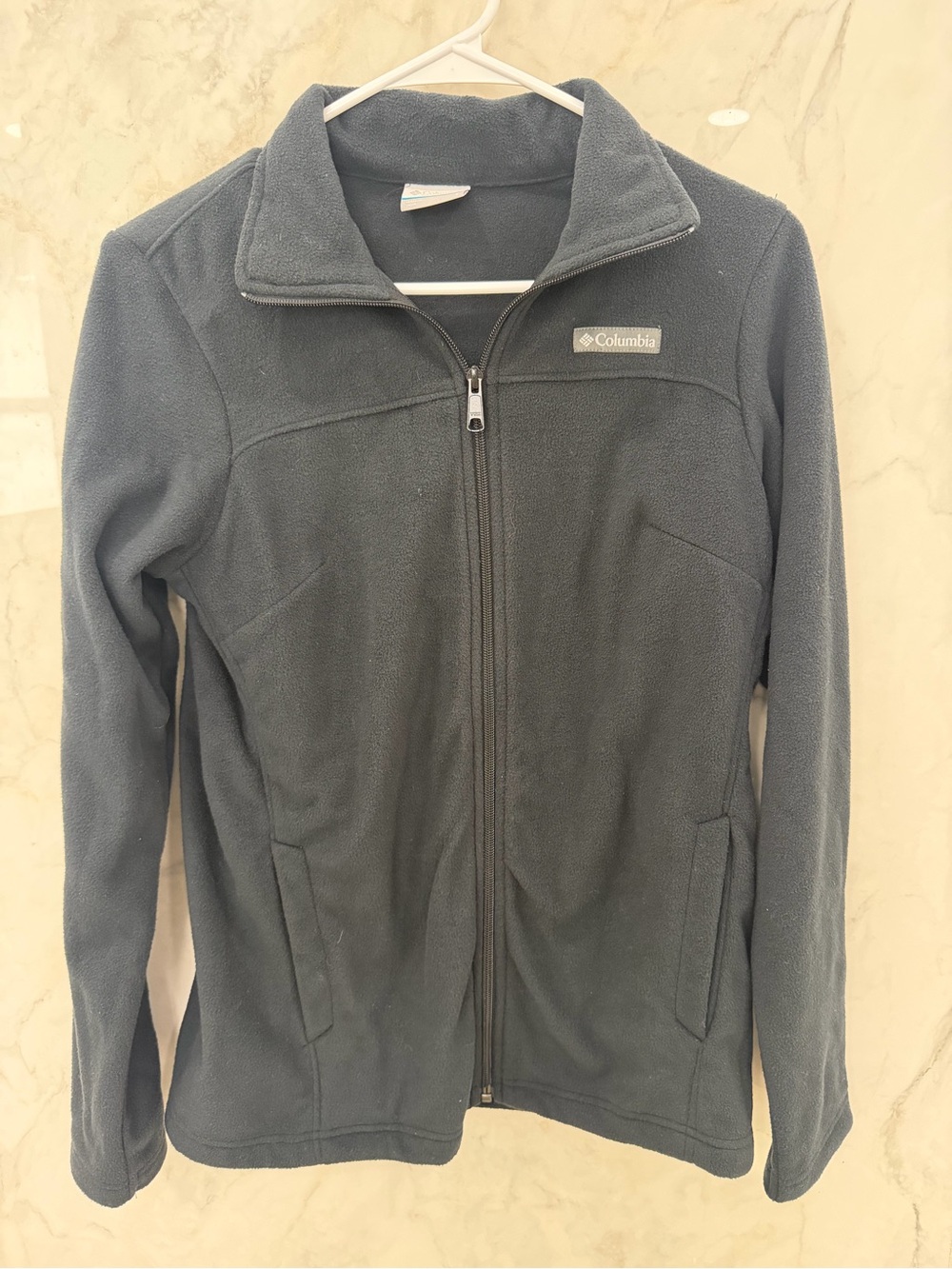 Columbia Women's Charcoal Full-Zip Teddy Fleece Jacket